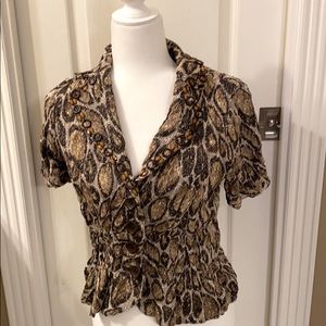 Alberto Makali animal print too